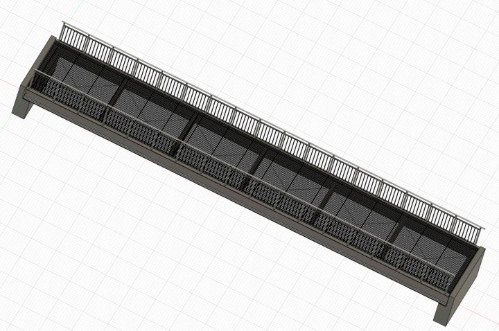 Fu�g�ngerbr�cke in 3D